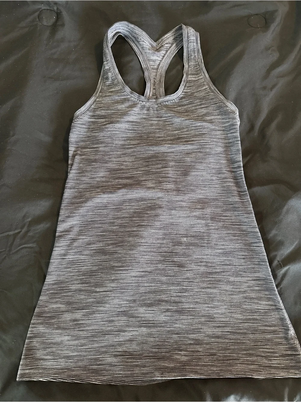 lululemon athletica Heathered Gray Racerback Tank